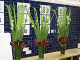 Modern Office flower display in boardroom